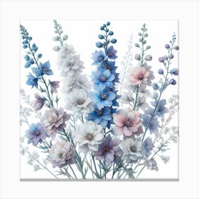 Delphinium 3 Canvas Print