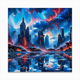 Cityscape 6 Canvas Print