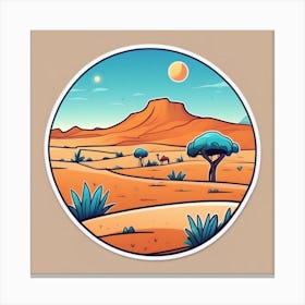 Desert Landscape 92 Canvas Print