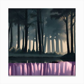 Purple Forest 1 Canvas Print