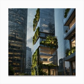 Nyc Skyscraper Canvas Print