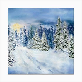 Winter Landscape 11 Canvas Print