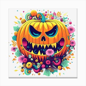 Halloween Pumpkin Canvas Print