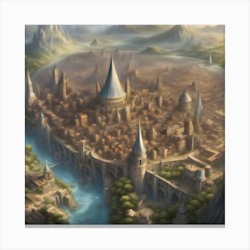 Ancient Imperial Capital City Canvas Print