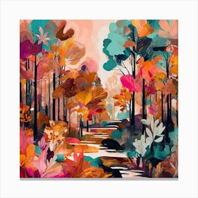 Autumn Forest Canvas Canvas Print