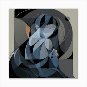 Abstract Woman Canvas Print