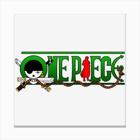 One Piece Logo Canvas Print