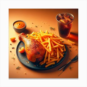 Chicken Food5 Canvas Print