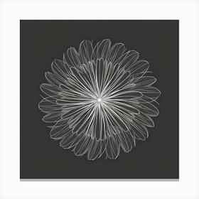 Abstract Flower 6 Canvas Print