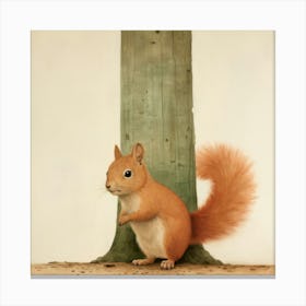 Red Squirrel 2 Toile