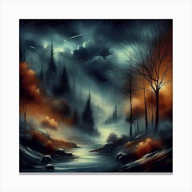 Dark Forest 4 Canvas Print