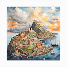 Island Canvas Print