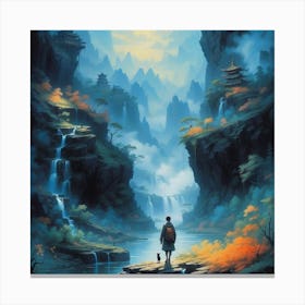 Asian Landscape Canvas Print