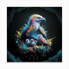 Rainbow Eagle Canvas Print