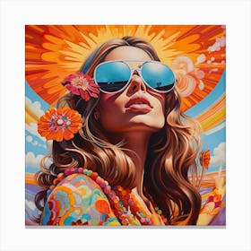 'Sunshine Girl' 2 Canvas Print