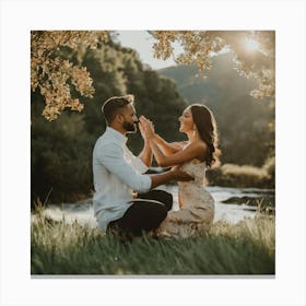 Engagement Session Canvas Print