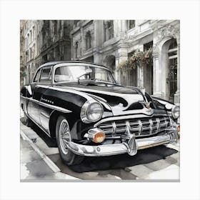 Classic Car Canvas Print Canvas Print