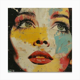 Woman'S Face 5 Canvas Print