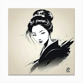 Geisha Canvas Print