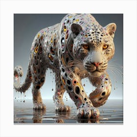 Fractal Leopard Stampe su tela