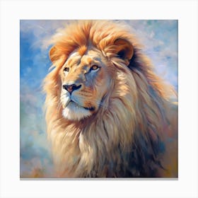 Lion Hyper Realistic Canvas Print