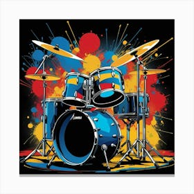 Drum Set Canvas Print