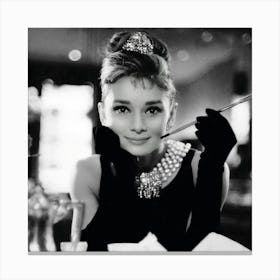 Audrey Hepburn, Breakfast at Tiffany's Canvas Print