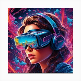 Vr Headset Canvas Print