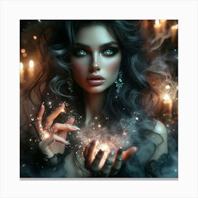 Sexy Witch Canvas Print