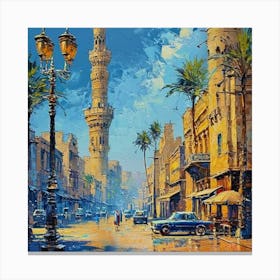 Egyptian City Canvas Print