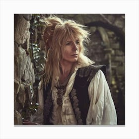Young Man In A Costume Canvas Print