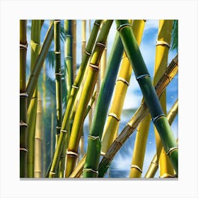 Bamboo Stalks 2 Canvas Print