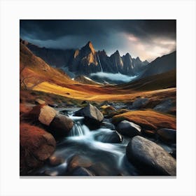 Mountain Stream 12 Canvas Print