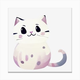 Kawaii Cat Canvas Print