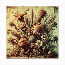 Flowers Of The Dead Canvas Print