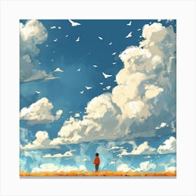 Infinite Skies I Canvas Print