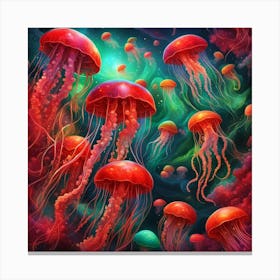 Jellyfish 1 Canvas Print