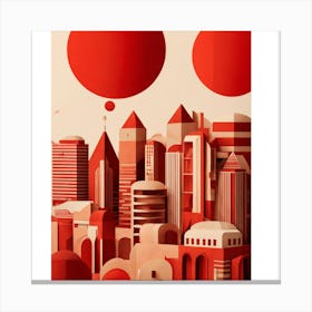 City Skyline Canvas Print