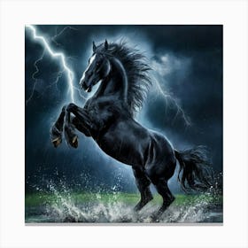 Lightning Horse 28 Canvas Print