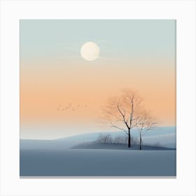 Winter Landscape Canvas Print