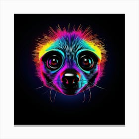 Neon Lemur 1 Toile