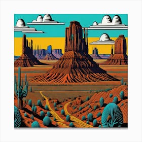 Monument Valley Canvas Print