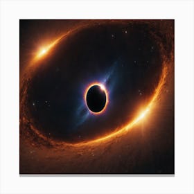 black hole Canvas Print