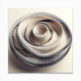 Spiral Bowl Canvas Print