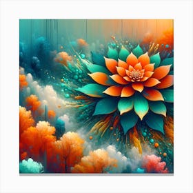 Lotus Flower 33 Canvas Print