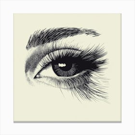 Eye Of A Woman 2 Canvas Print