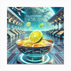 Kalamunding Citrus Splash Scifi Canvas Print