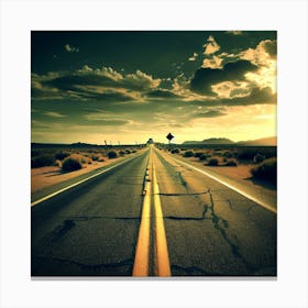 Road To Nowhere 3 Canvas Print