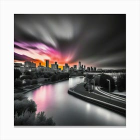 Melbourne Skyline Canvas Print