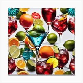 Cocktail Party 3 Canvas Print